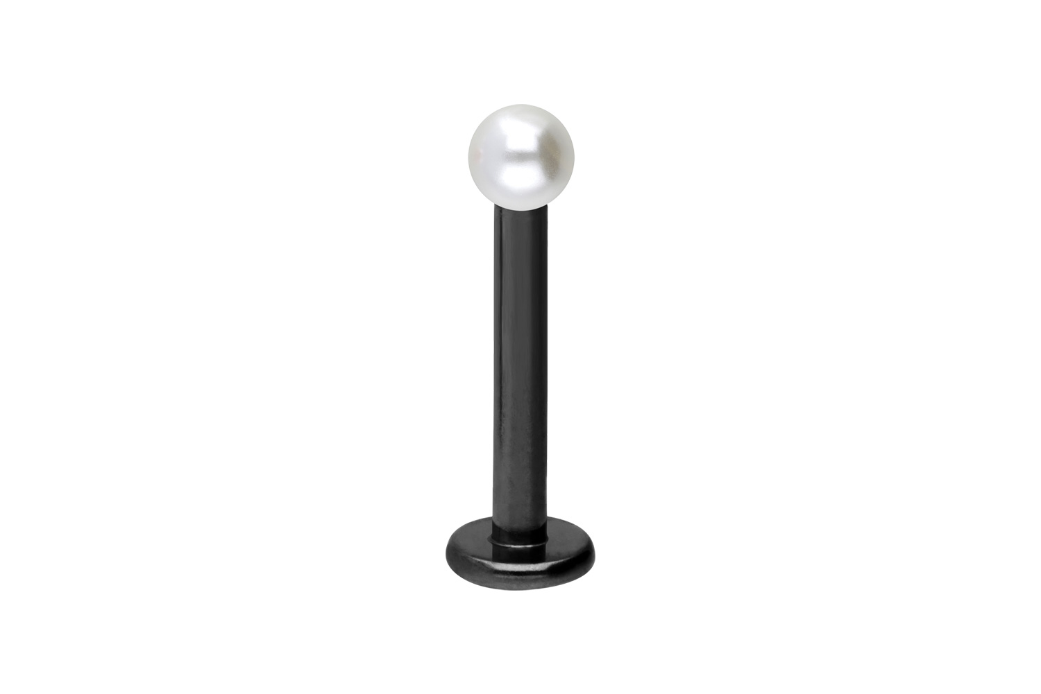 Chirurgenstahl Labret Piercing SYNTHETISCHE PERLE